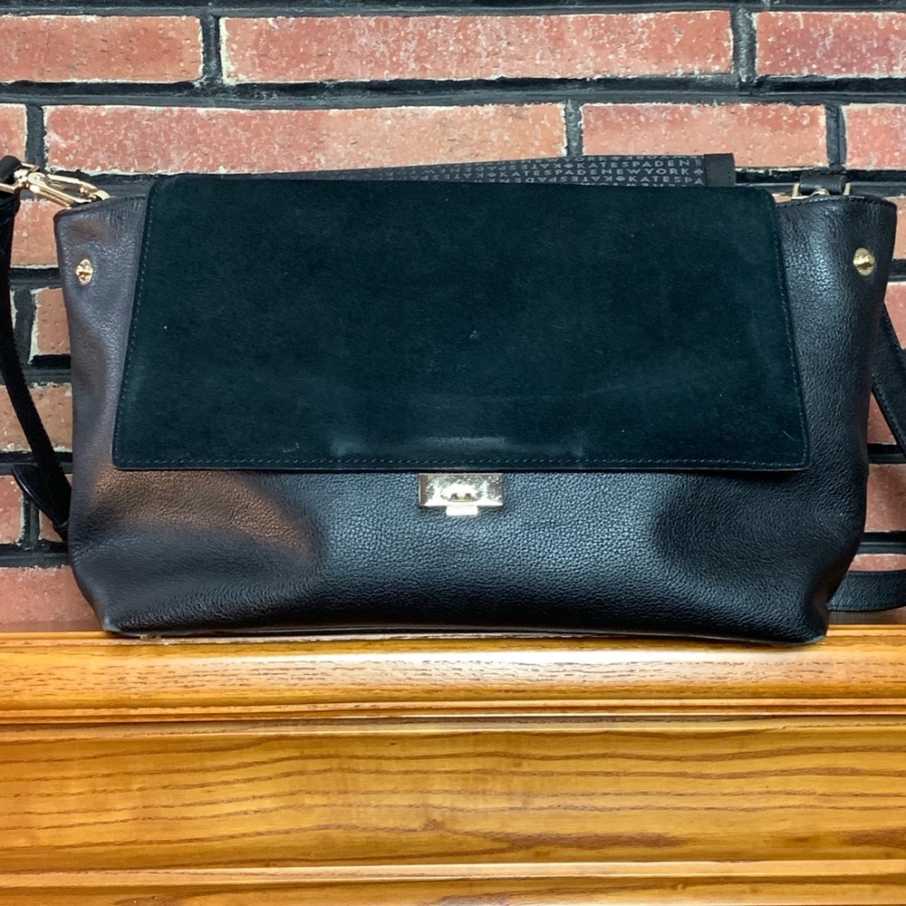 Kate Spade Black Leather Shoulder Bag - Picture 5 of 8